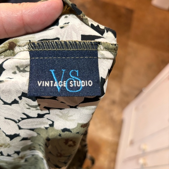 Vintage Studio womens vintage floral pull on midi skirt green large y2k - Picture 4 of 5